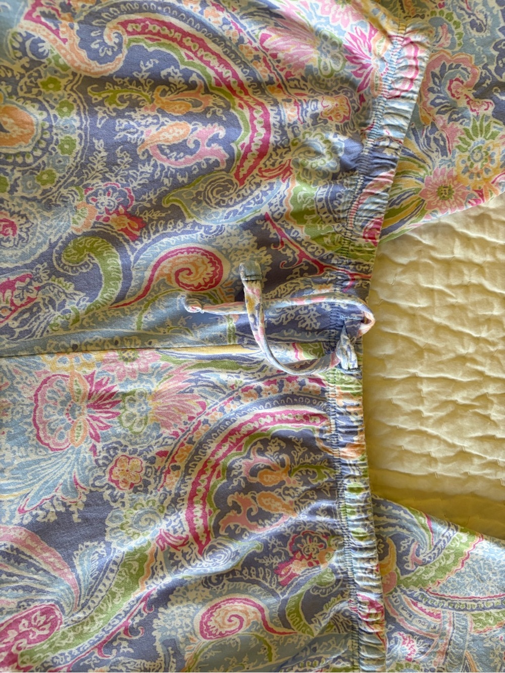 Ralph Lauren Paisley Short-Sleeve Knit Pajama Set - Picture 8 of 9